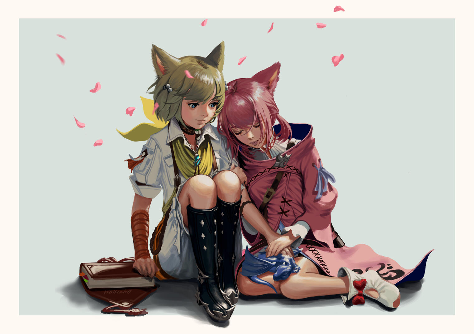 FFXIV : Khloe and T'kebbe