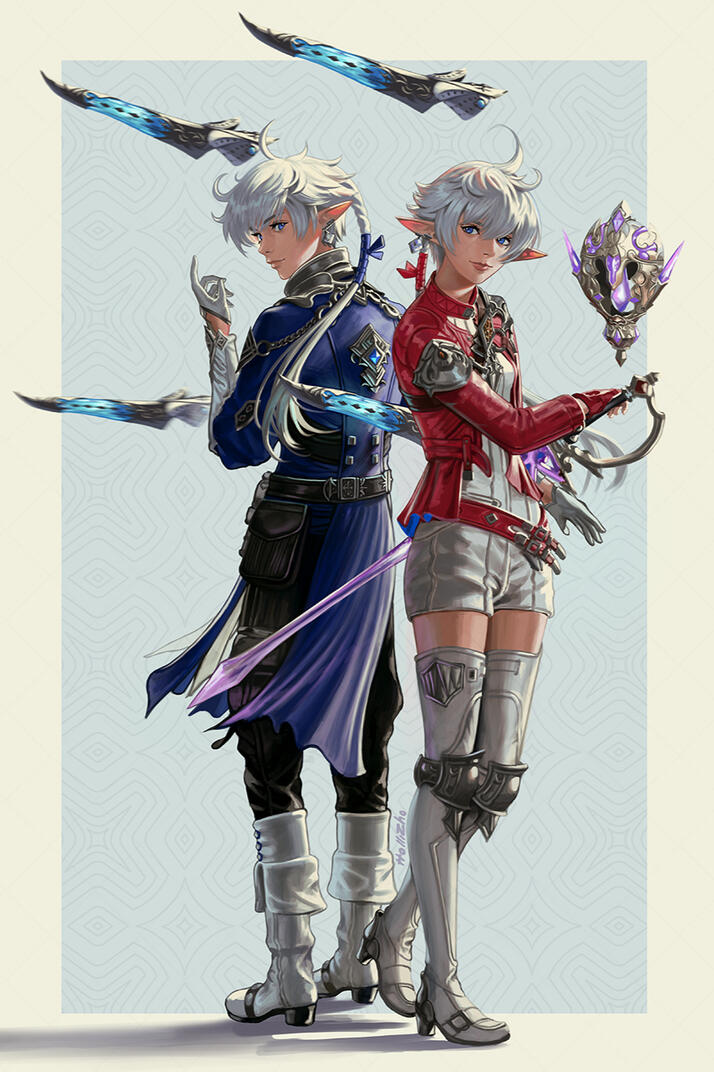 FFXIV : Alphinaud and Alisaie