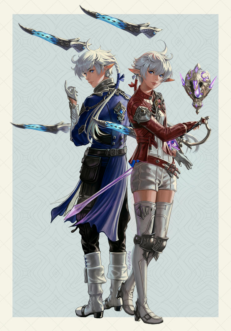 FFXIV : Alphinaud and Alisaie